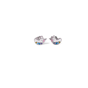 Magic Rainbow Unicorn Stud Earrings