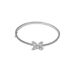 Sterluv's Sterling Silver Elara Bloom Cuff for Women - Ideal Daily Wear Jewellery