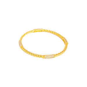 Glistening Twist Bangle