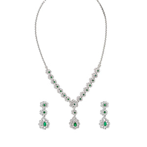 Verdant Bloom Necklace Set