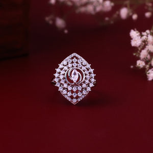 Whimsical Flora Gem Ring