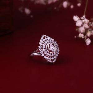 Whimsical Flora Gem Ring