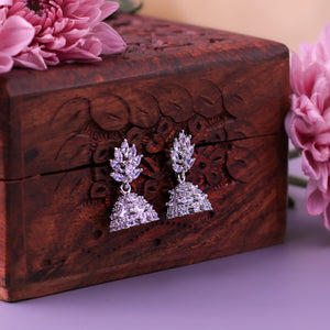 Silver Zenith Jhumkis