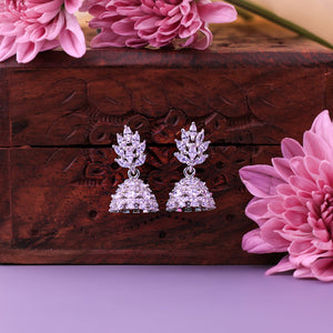 Silver Zenith Jhumkis