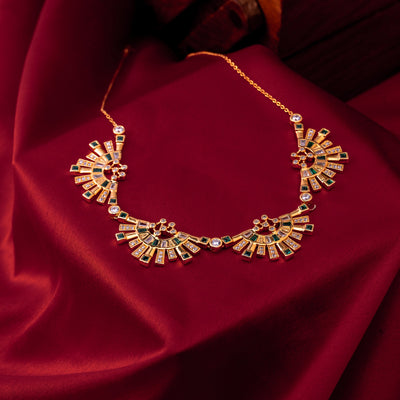 Emerald Fanfare Necklace
